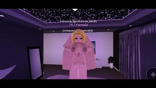 Fucking with friend blonde(roblox condo)