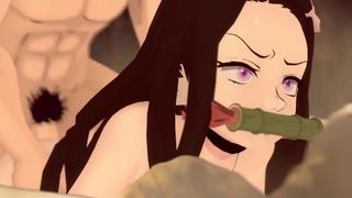 Kimetsu No Yaiba ( HENTAI ) Fuck Nezuko Anal - Uncensored 3D