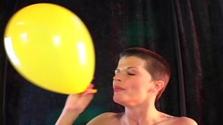 Ballooned Up - Busty MILF Blowjob & Facial