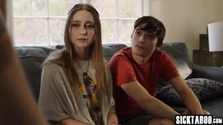 Big ass teen blonde Laney Grey being hesitant about sex with her boyfriend