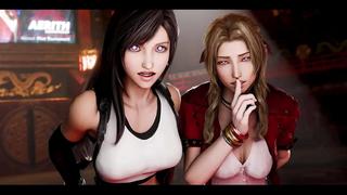 Tifa and aerith team up