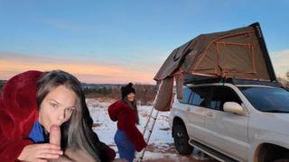 Big Booty Stranger Lets Me Fuck Her At Campsite On Christmas